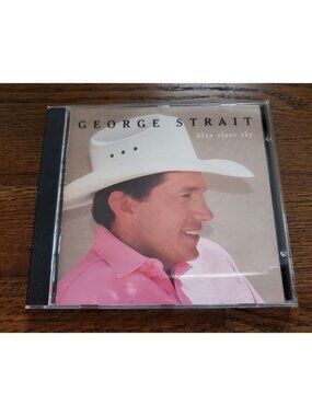 George Strait - Blue Clear Sky - Audio CD - 1996 MCA Records Country Music Album